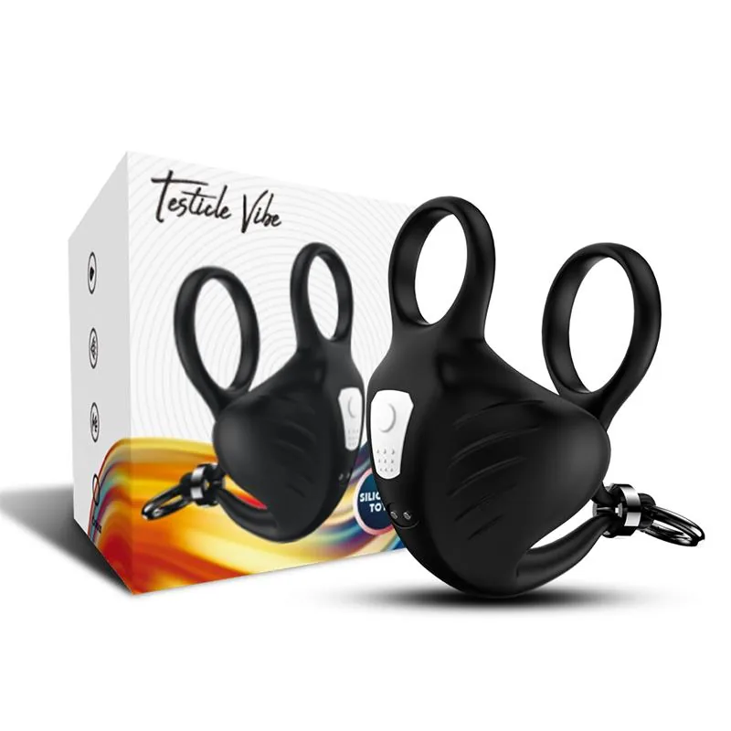 Anel Peniano Vibrador Ajustável para Pénis e Testículos Urban Sky — vista 3 de 12