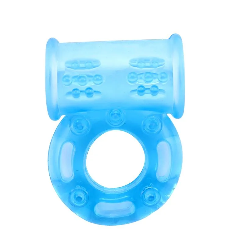 Anel Peniano Vibrador Bull Ring Chisa Azul — vista 3 de 9