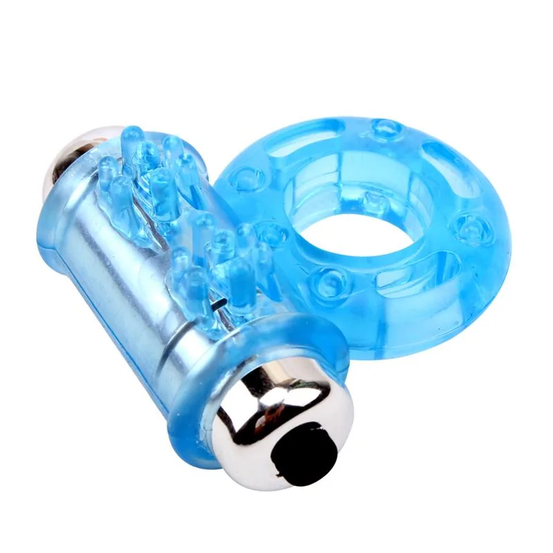 Anel Peniano Vibrador Bull Ring Chisa Azul — vista 6 de 9