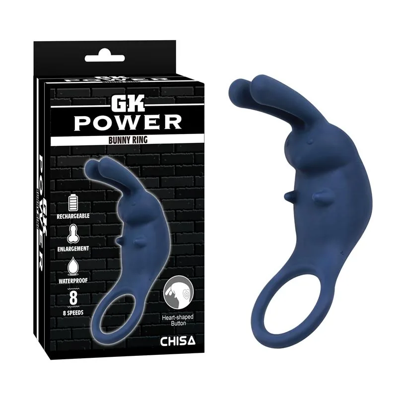Anel Peniano Vibrador Bunny Ring Chisa — vista 6 de 6