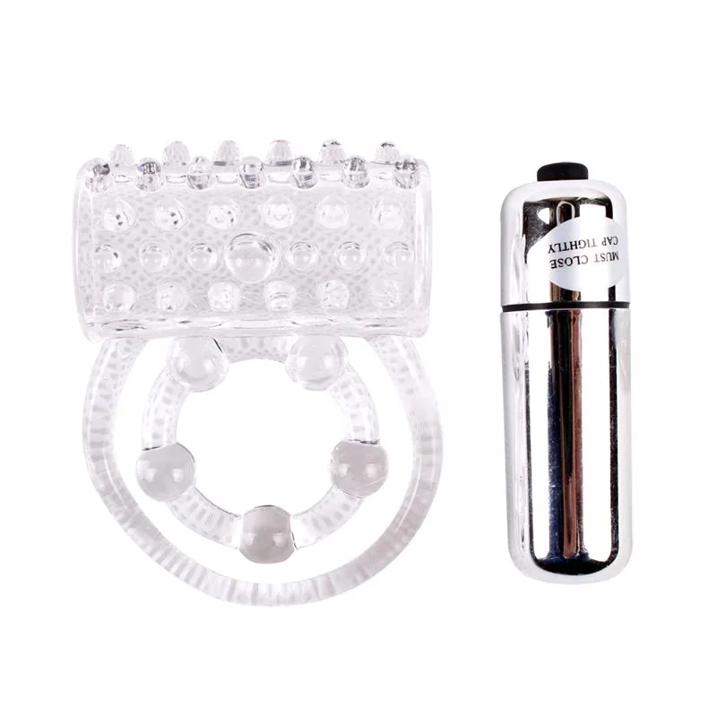 Anel Peniano Vibrador Clear Chisa Transparente — vista 3 de 4