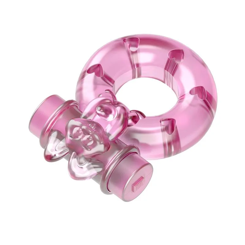 Anel Peniano Vibrador Coelhinho com Bala Baile — vista 4 de 7
