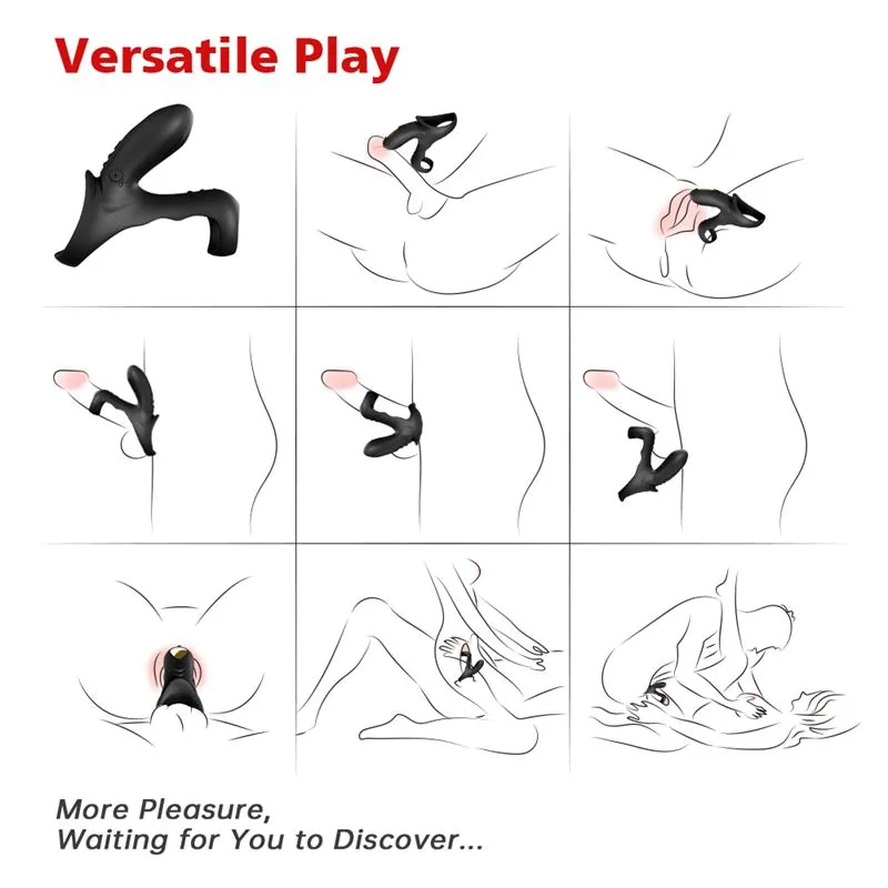Anel Peniano Vibrador com Comando à Distância Urban Sky — vista 14 de 20