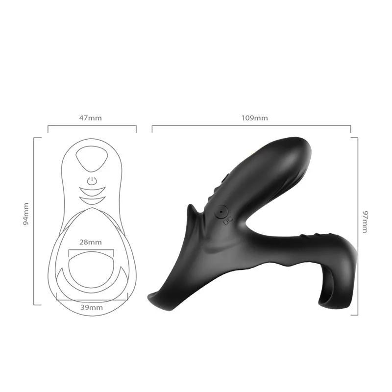 Anel Peniano Vibrador com Comando à Distância Urban Sky — vista 20 de 20
