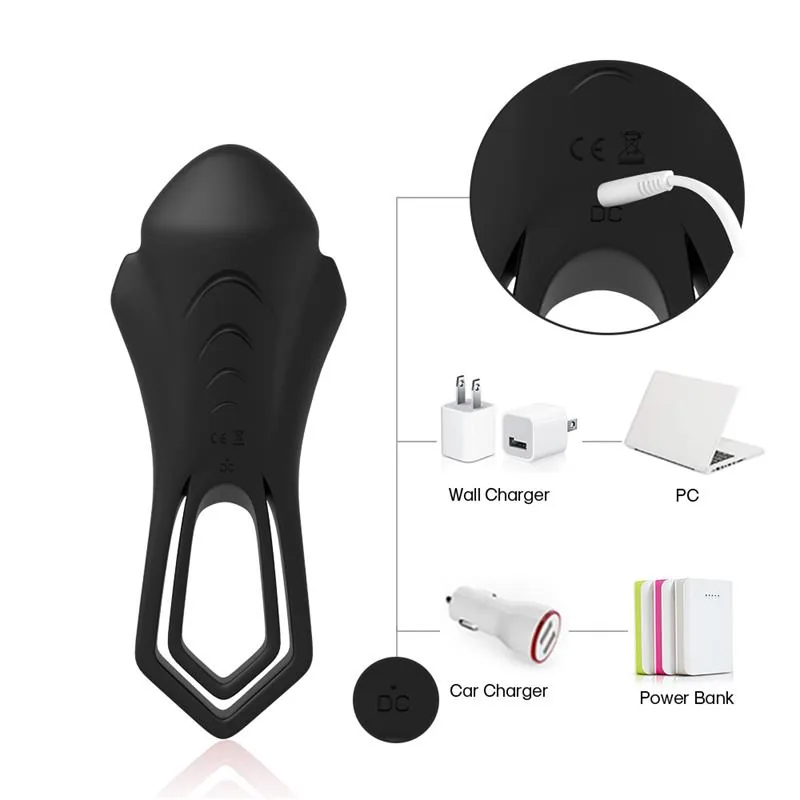 Anel Peniano Vibrador com Comando e Estimulador de Clítoris Urban Sky — vista 12 de 16