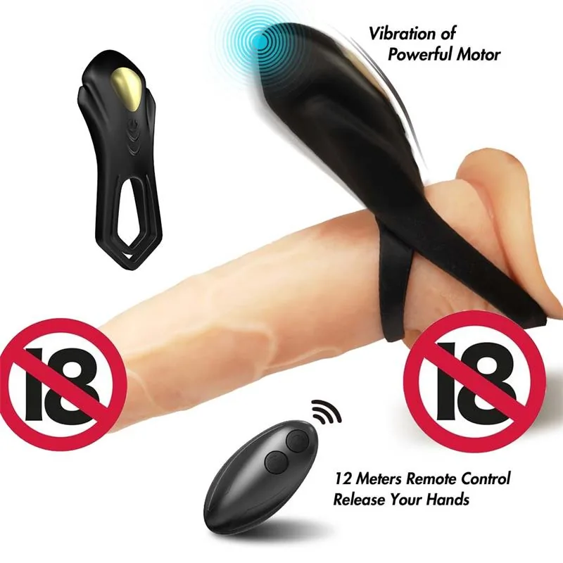 Anel Peniano Vibrador com Comando e Estimulador de Clítoris Urban Sky — vista 13 de 16
