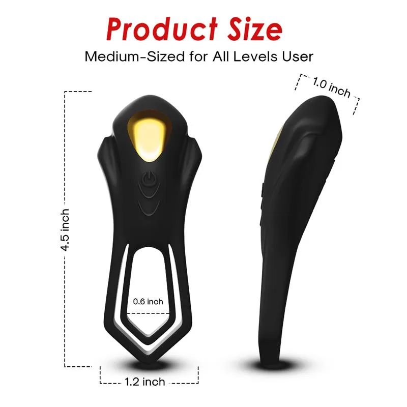 Anel Peniano Vibrador com Comando e Estimulador de Clítoris Urban Sky — vista 16 de 16
