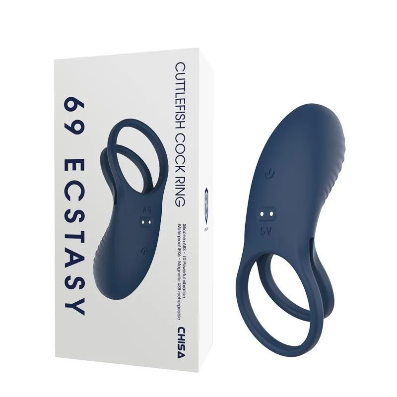 Anel Peniano Vibrador Duplo Cuttlefish Chisa — vista 5 de 5