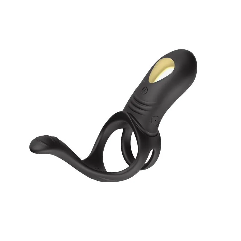 Anel Peniano Vibrador Duplo com Estimulação Perianal Urban Sky
