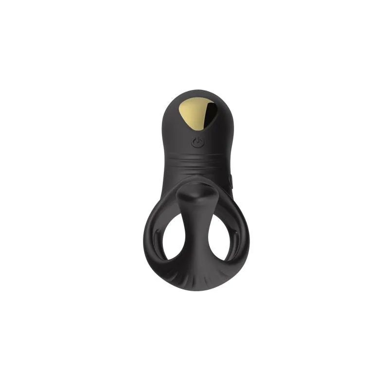 Anel Peniano Vibrador Duplo com Estimulação Perianal Urban Sky — vista 7 de 12