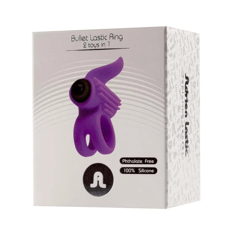 Anel Peniano Vibrador Duplo Lastic Ring Adrien Lastic — vista 4 de 4
