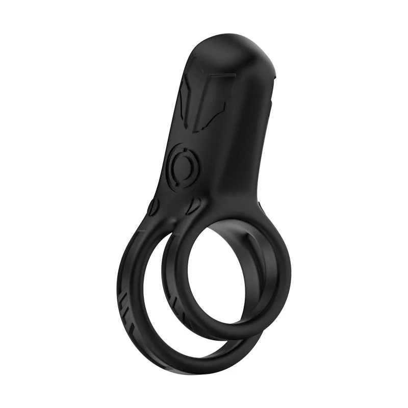 Anel Peniano Vibrador Duplo Mecha-style Urban Sky — vista 3 de 14