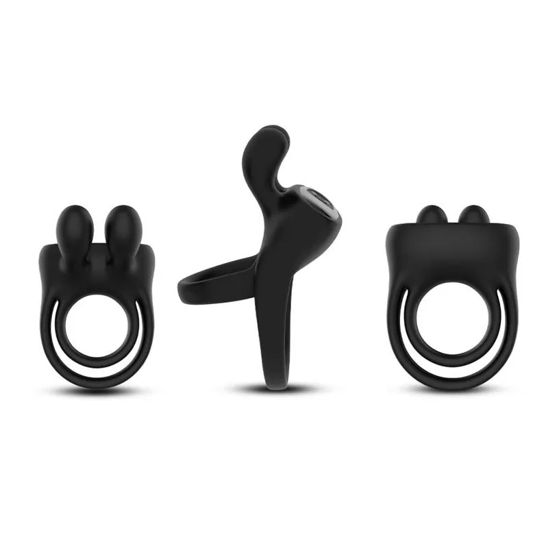 Anel Peniano Vibrador Duplo Urban Sky com Estimulador Recarregável — vista 7 de 10