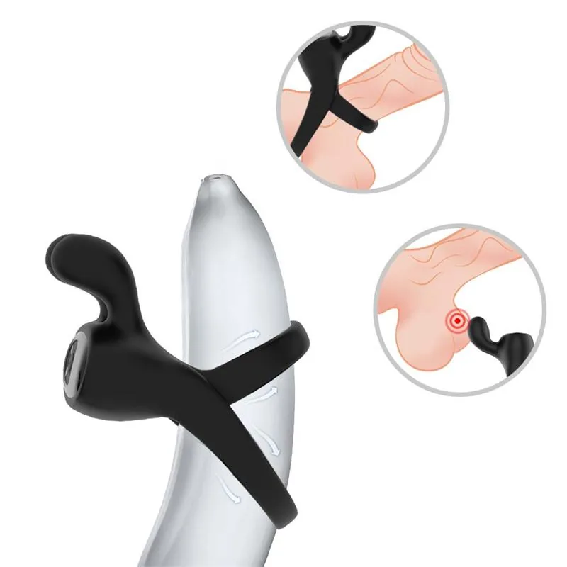 Anel Peniano Vibrador Duplo Urban Sky com Estimulador Recarregável — vista 8 de 10