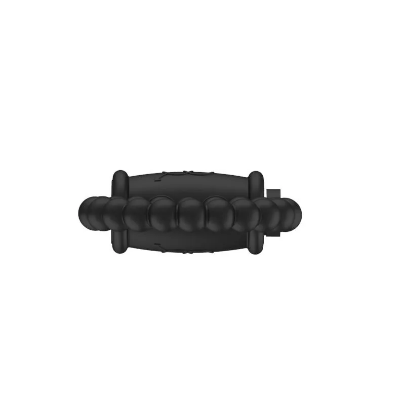 Anel Peniano Vibrador em Forma de Bolas A-Gusto Preto — vista 7 de 8