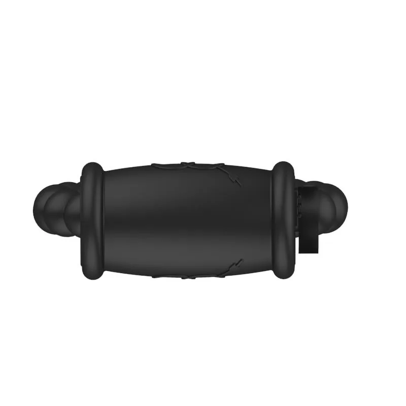 Anel Peniano Vibrador em Forma de Bolas A-Gusto Preto — vista 8 de 8