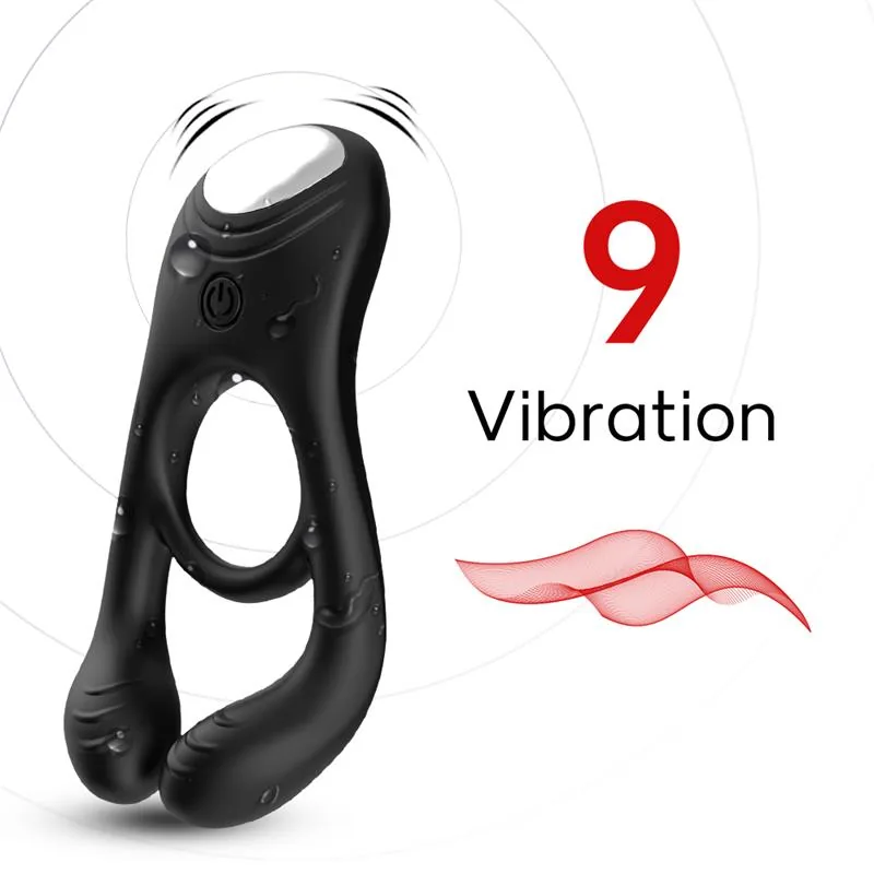 Anel Peniano Vibrador Flexível para Pénis e Testículos Urban Sky — vista 11 de 12