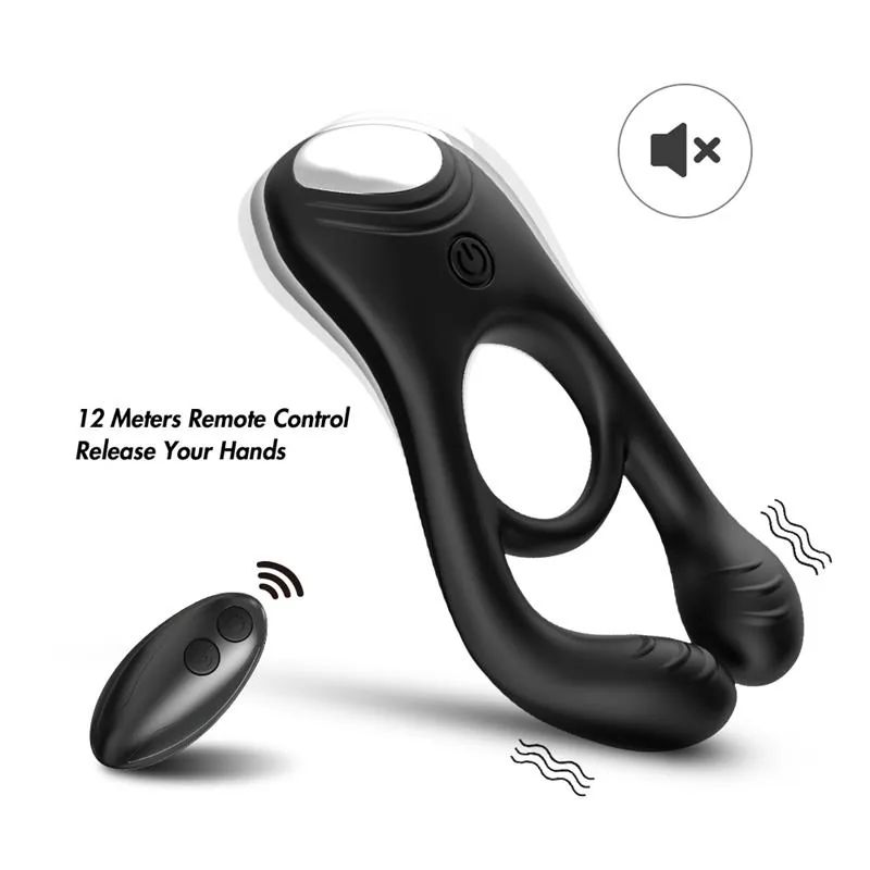 Anel Peniano Vibrador Flexível para Pénis e Testículos Urban Sky — vista 4 de 12