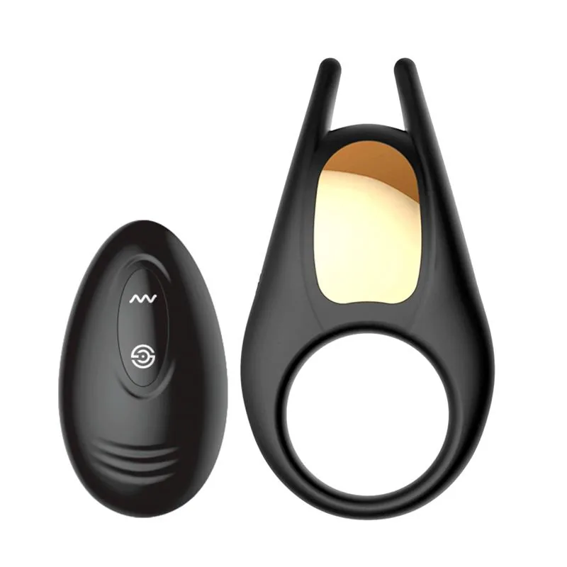 Anel Peniano Vibrador Keylo com Comando e Luzes LED Go Power — vista 2 de 8