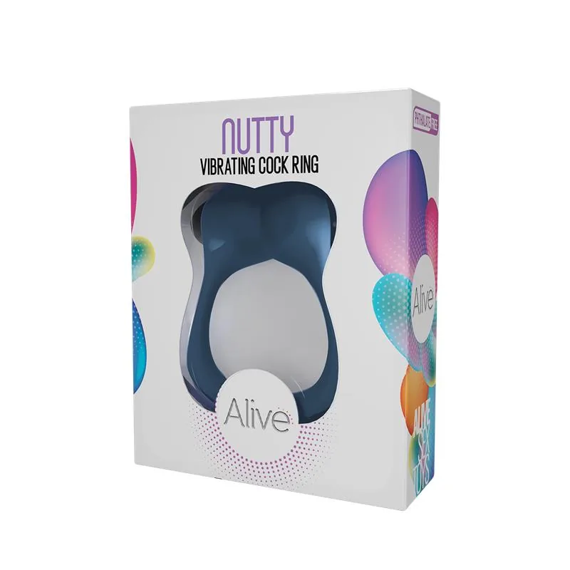 Anel Peniano Vibrador Nutty Flexível Alive — vista 4 de 4
