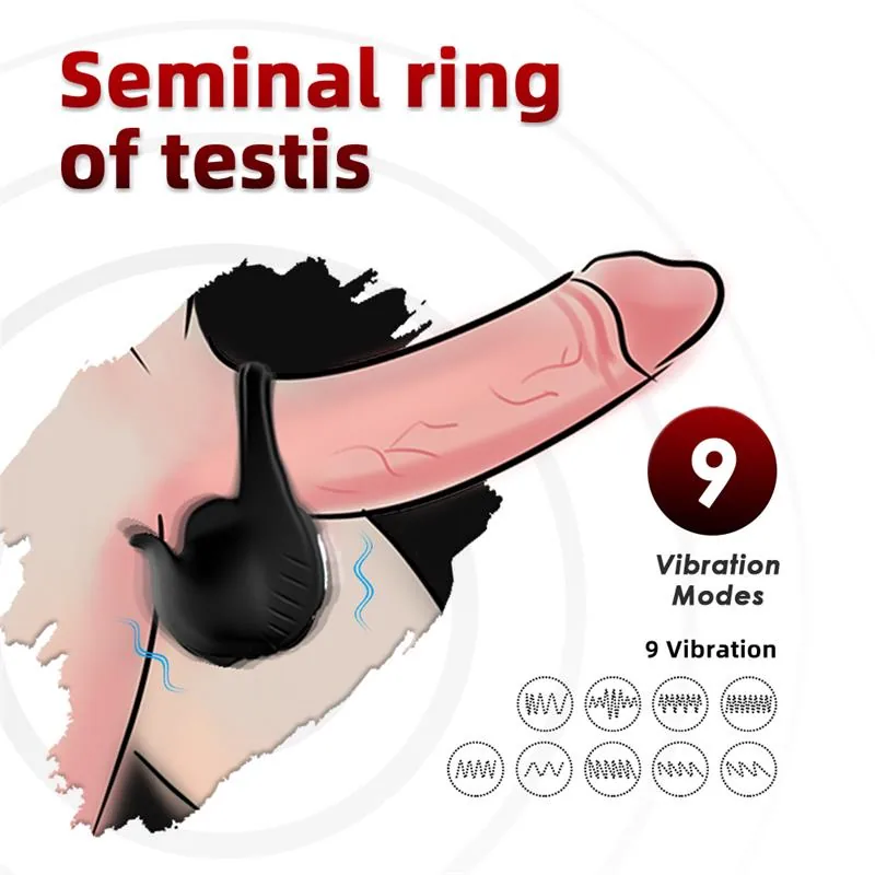 Anel Peniano Vibrador para Pénis e Testículos Urban Sky — vista 7 de 12
