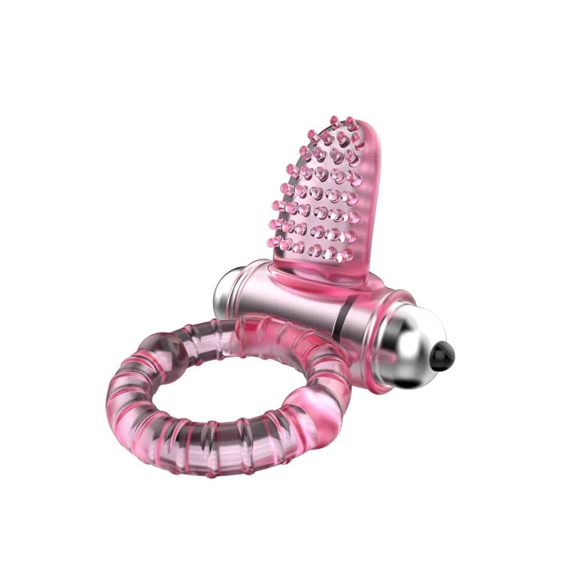 Anel Peniano Vibrador Sweet com Estimulador de Clítoris Baile Rosa — vista 2 de 7