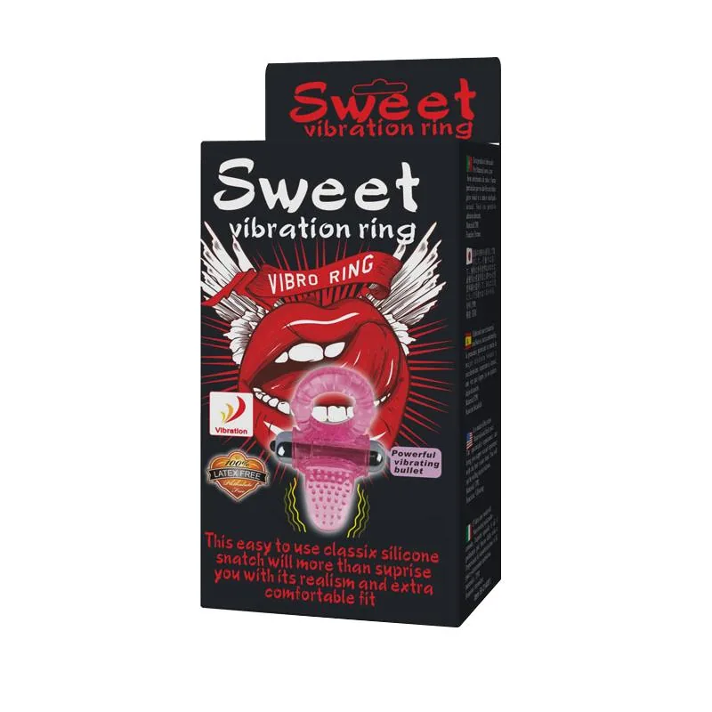 Anel Peniano Vibrador Sweet com Estimulador de Clítoris Baile Rosa — vista 7 de 7