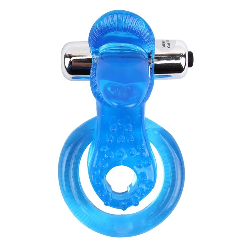 Anel Peniano Vibrador The Tongue Chisa Azul