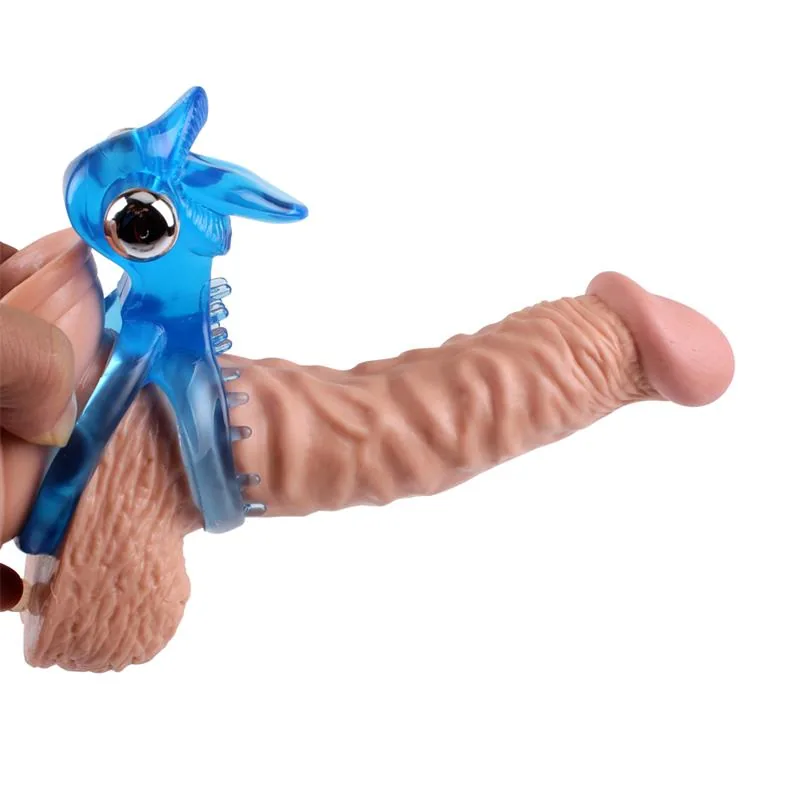 Anel Peniano Vibrador The Tongue Chisa Azul — vista 4 de 4