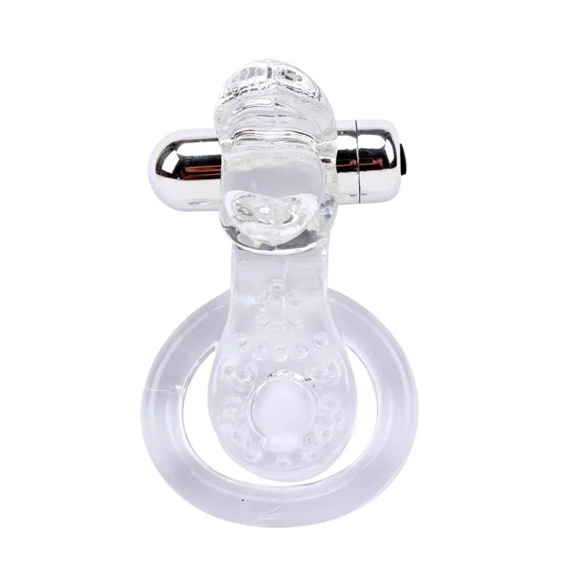 Anel Peniano Vibrador The Tongue Chisa Transparente
