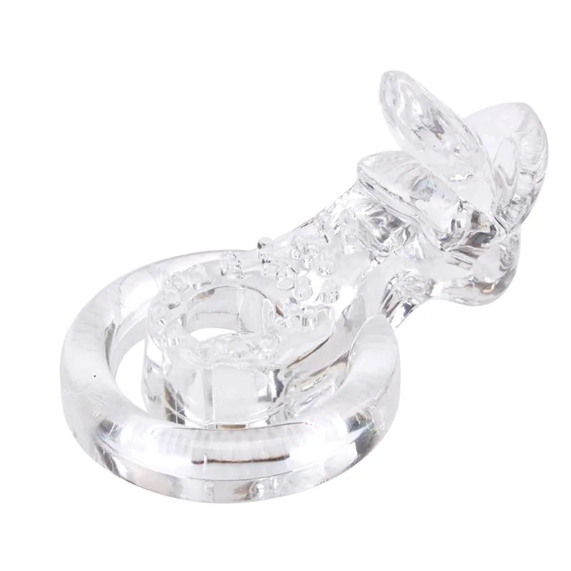 Anel Peniano Vibrador The Tongue Chisa Transparente — vista 2 de 5
