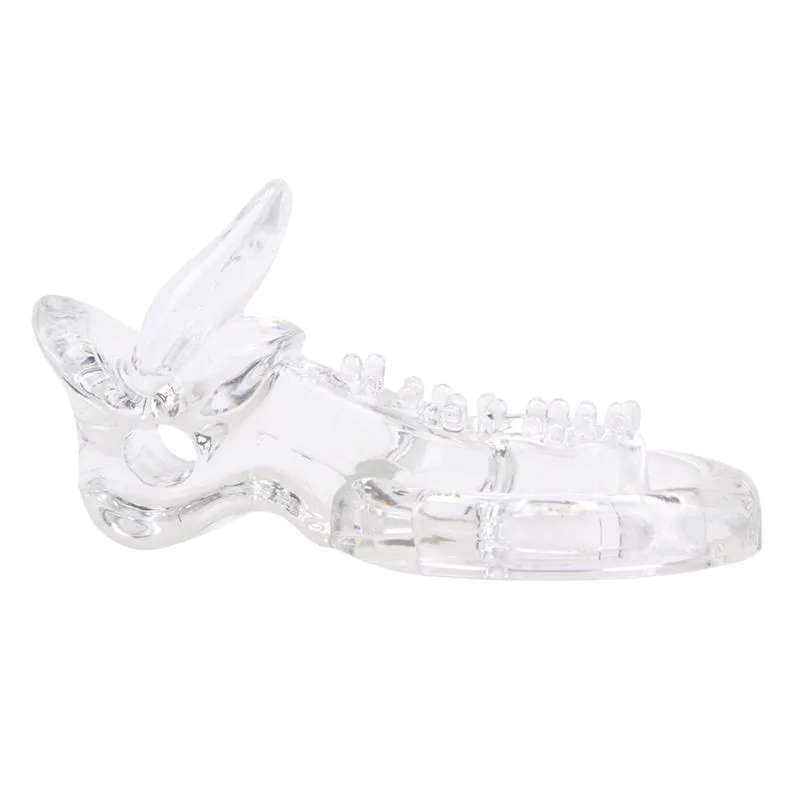 Anel Peniano Vibrador The Tongue Chisa Transparente — vista 5 de 5