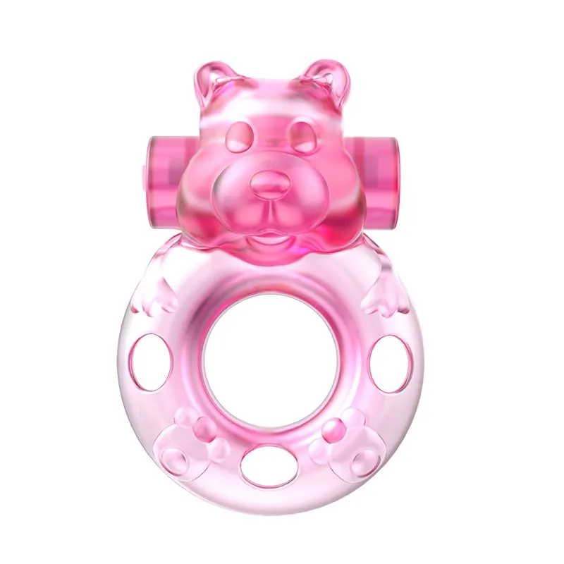 Anel Peniano Vibrador Ursinho com Bala Baile