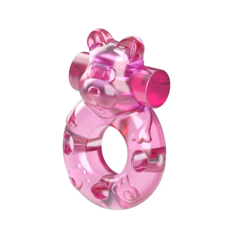 Anel Peniano Vibrador Ursinho com Bala Baile — vista 2 de 8