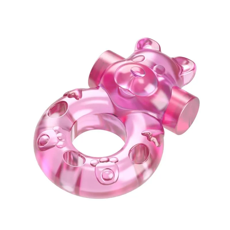 Anel Peniano Vibrador Ursinho com Bala Baile — vista 3 de 8