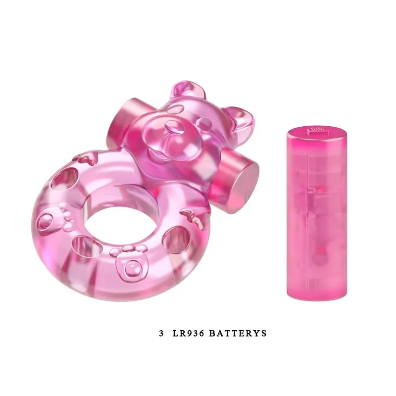 Anel Peniano Vibrador Ursinho com Bala Baile — vista 5 de 8