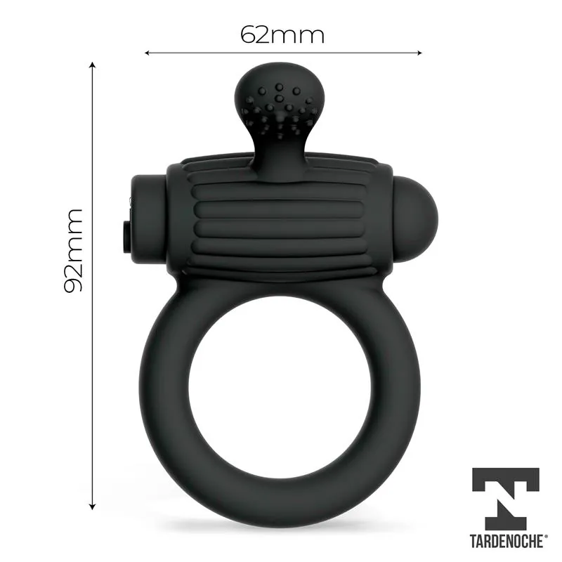 Anel Peniano Vibratório Dully Silicone Tardenoche — vista 5 de 6