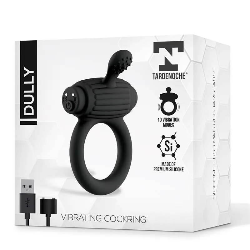 Anel Peniano Vibratório Dully Silicone Tardenoche — vista 6 de 6
