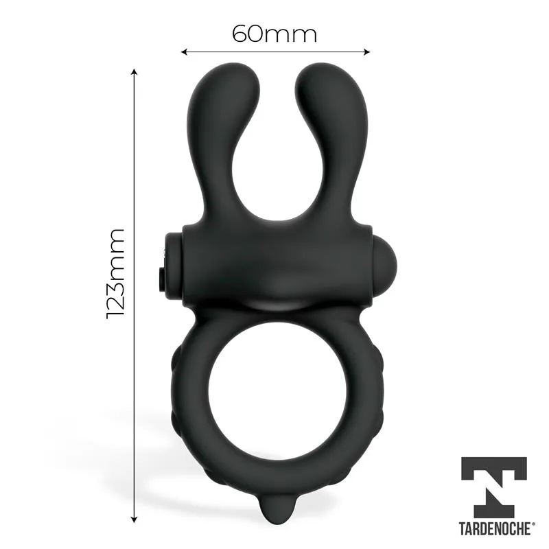 Anel Peniano Vibratório Earzy com Comando Silicone Tardenoche — vista 7 de 8