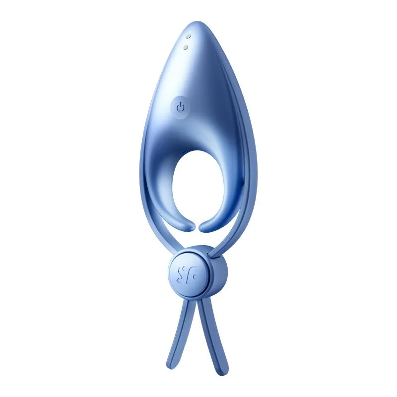 Anel Peniano Vibratório Sniper Ajustável Satisfyer Azul — vista 2 de 7