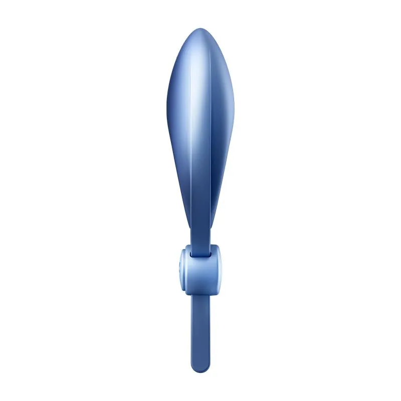 Anel Peniano Vibratório Sniper Ajustável Satisfyer Azul — vista 6 de 7
