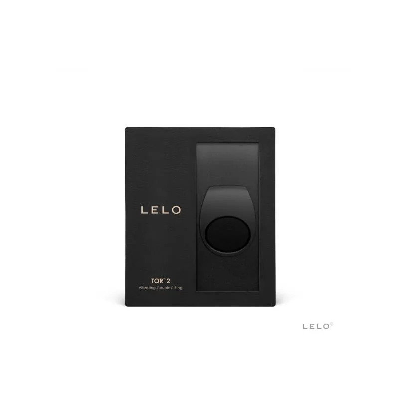Anel Peniano Vibratório TOR 2 Silicone LELO Preto — vista 2 de 3