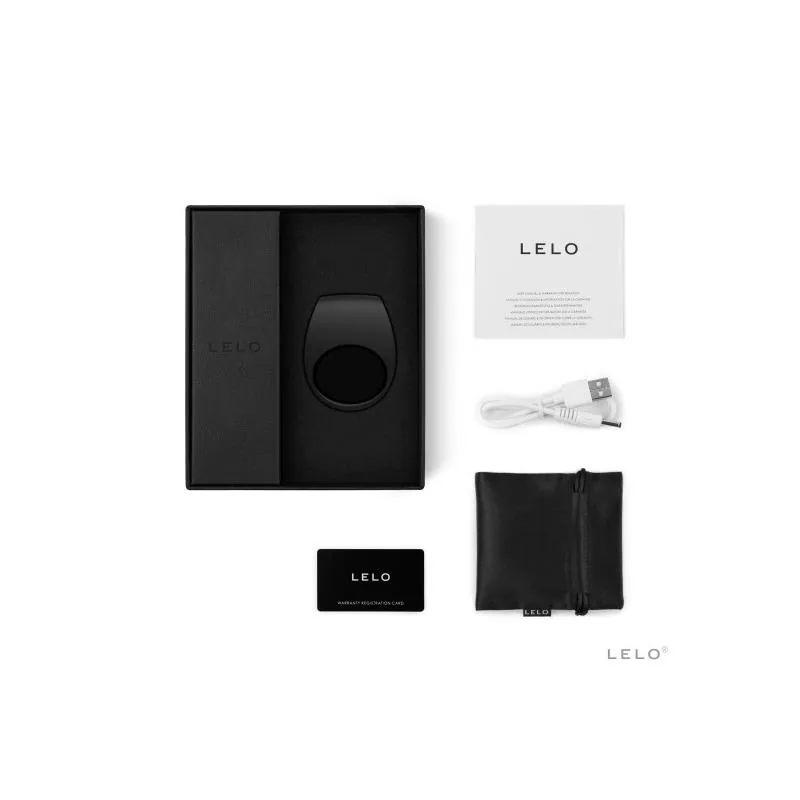 Anel Peniano Vibratório TOR 2 Silicone LELO Preto — vista 3 de 3
