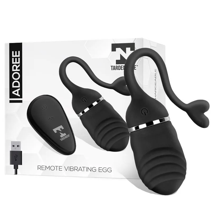 Bala Vibratória Adoree com Comando à Distância em Silicone USB Tardenoche