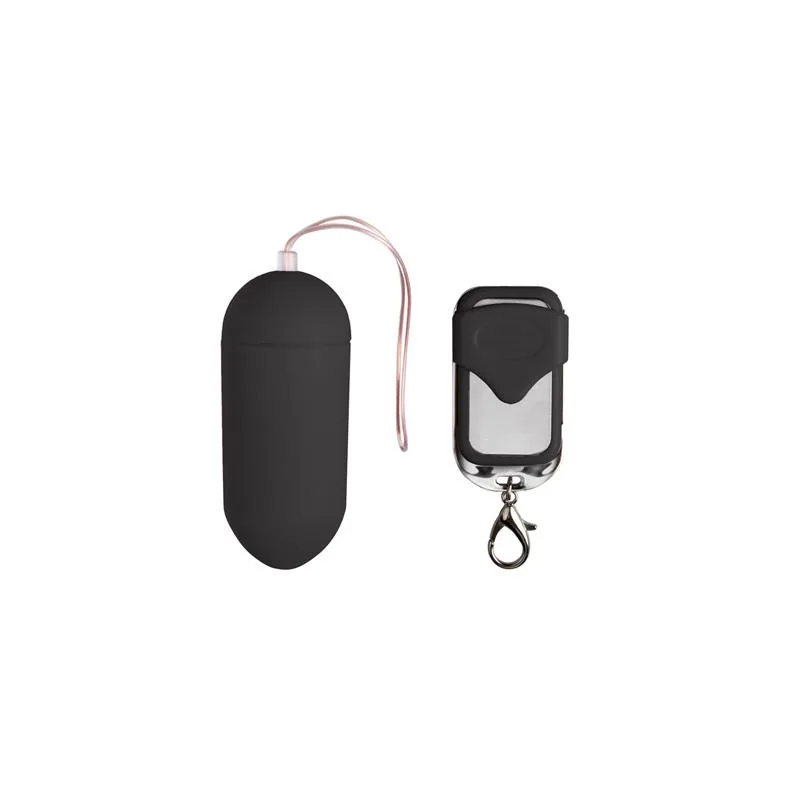 Bala Vibratória com Comando à Distância 10 Funções Preta Easytoys