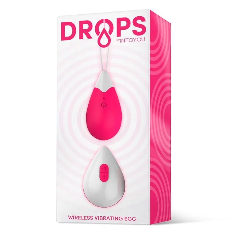 Bala Vibratória com Comando à Distância em Silicone Rosa Drops — vista 5 de 6