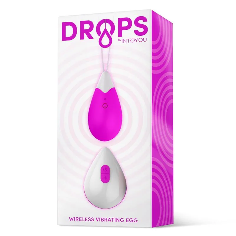 Bala Vibratória com Comando à Distância em Silicone Roxo Drops — vista 5 de 6