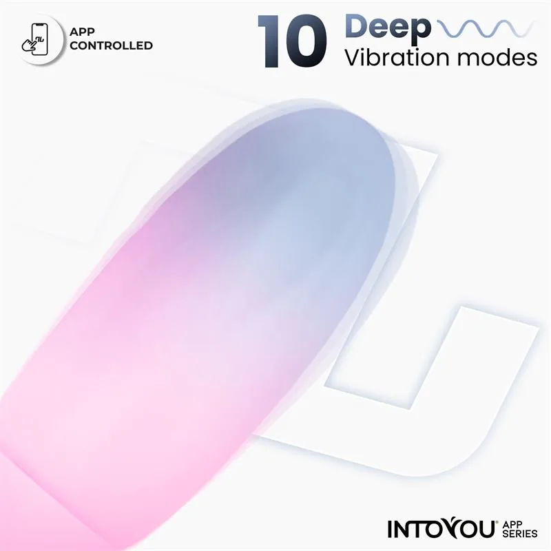 Bala Vibratória de Silicone Dupla Camada com Aplicação Azul/Rosa — vista 6 de 9