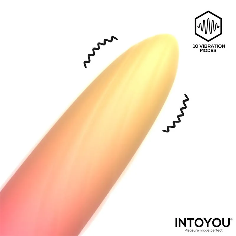 Bala Vibratória Fiora em Silicone de Dupla Camada USB Intoyou — vista 3 de 10