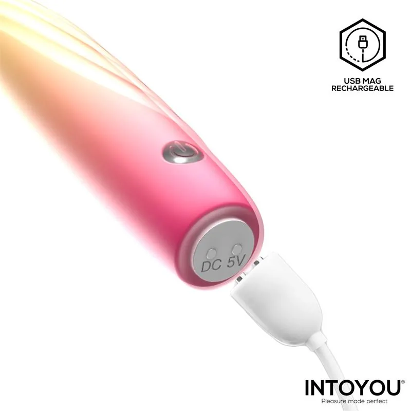 Bala Vibratória Fiora em Silicone de Dupla Camada USB Intoyou — vista 6 de 10